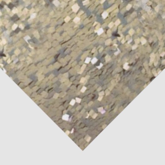 Sequin themed goudweefsel papier (Detail)