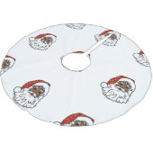 Sequin Zwart Sinterklaas Kerstmis Kerstboom Rok (Gekanteld)