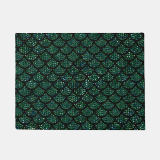 sequineren van mermaïde deurmat doormat (Voorkant)