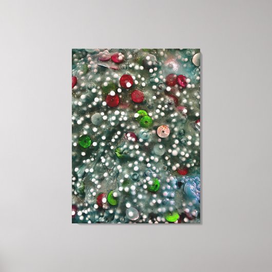 Sequins and Slime Wall Arr Canvas Afdruk (Voorkant)