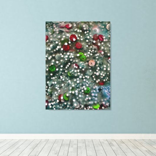 Sequins and Slime Wall Arr Canvas Afdruk (Insitu (Houten vloer))