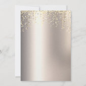 Sequins Dress Confetti Ivoor 30ste verjaardag Kaart (Achterkant)