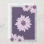 Sequins en Daisies Bachelorette Party Kaart (Achterkant)