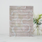 Sequins en Kant Blank Bladmuziek 10 Stave (Staand voorkant)