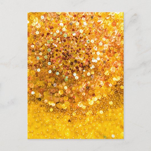 Sequins en spelden briefkaart (Voorkant)