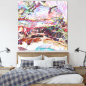 Sequins Haze Canvas Afdruk (Insitu (Slaapkamer))