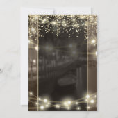 Sequins Jurk String Lights 60th Verjaardag Kaart (Achterkant)