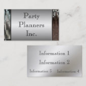 Sequins Visitekaartje (Voorkant / Achterkant)