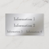 Sequins Visitekaartje (Achterkant)