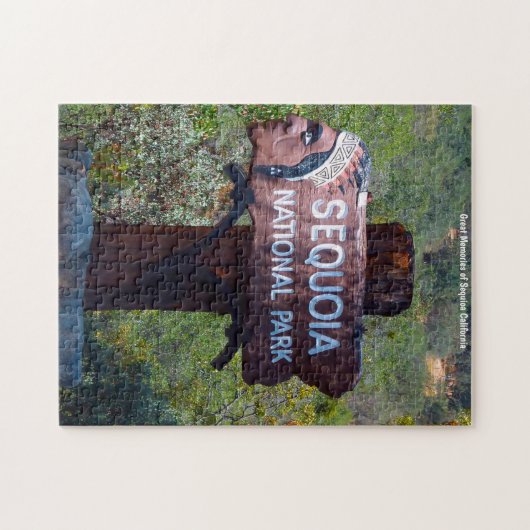 Sequioa California. Jigzaag Puzzle Legpuzzel (Horizontaal)