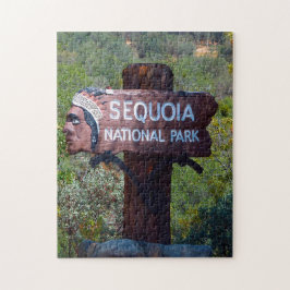 Sequioa Californië. Legpuzzel