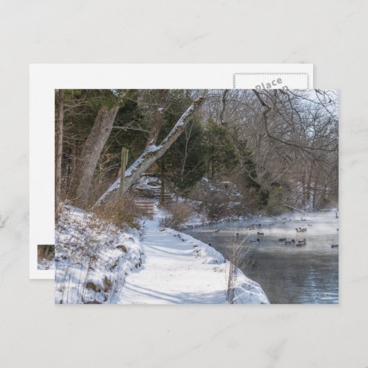 Sequiota Winter Walk Briefkaart (Voorkant / Achterkant)