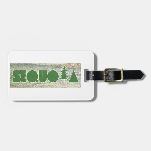 Sequoia Bagagelabel (Voorkant horizontaal)