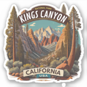 Sequoia en Kings Canyon National Parks californië Sticker