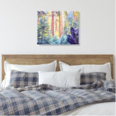 Sequoia Forest Canvas Afdruk (Insitu (Slaapkamer))