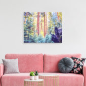 Sequoia Forest Canvas Afdruk (Insitu (Woonkamer))