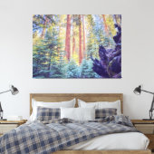 Sequoia Forest Canvas Afdruk (Insitu (Slaapkamer))