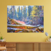 Sequoia Forest Canvas Afdruk (Insitu (Woonkamer))