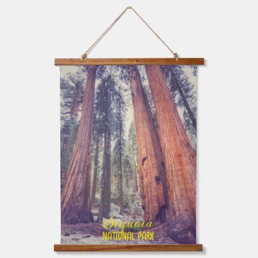 Sequoia Forest Hangend Wandkleed (Voorkant)