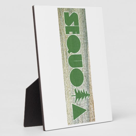 Sequoia Fotoplaat (Zijkant)