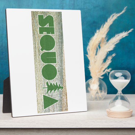 Sequoia Fotoplaat (Zijkant)