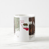 Sequoia in de sneeuwmok koffiemok (Center)