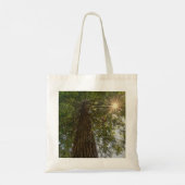 Sequoia kalmeren met foto van Sunburst Natuur Tote Bag (Achterkant)