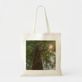 Sequoia kalmeren met foto van Sunburst Natuur Tote Bag (Voorkant)