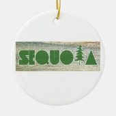 Sequoia Keramisch Ornament (Voorkant)