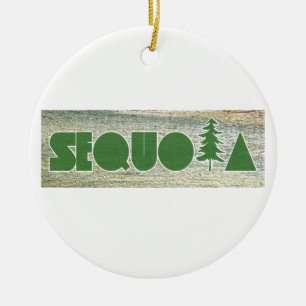 Sequoia Keramisch Ornament
