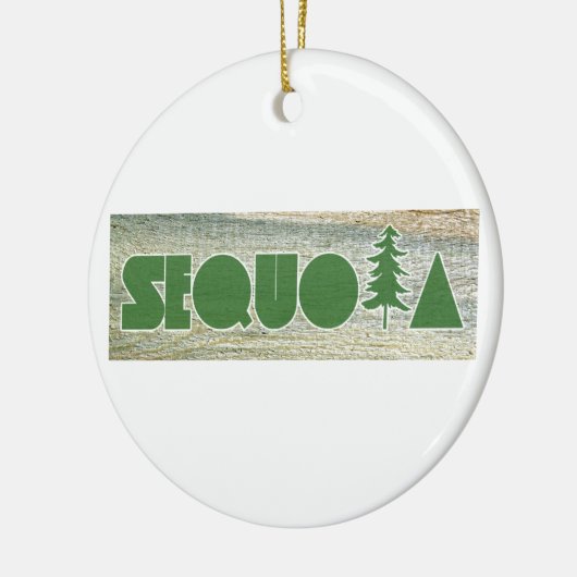Sequoia Keramisch Ornament (Links)