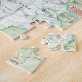 Sequoia/Kings Canyon-kaart puzzel (Zijkant)