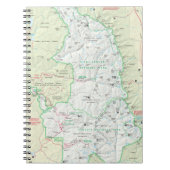 Sequoia/Kings Canyon-kaartlaptop Notitieboek (Voorkant)