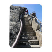 Sequoia Kings Canyon Moro Rock Magnet Magneet (Verticaal)