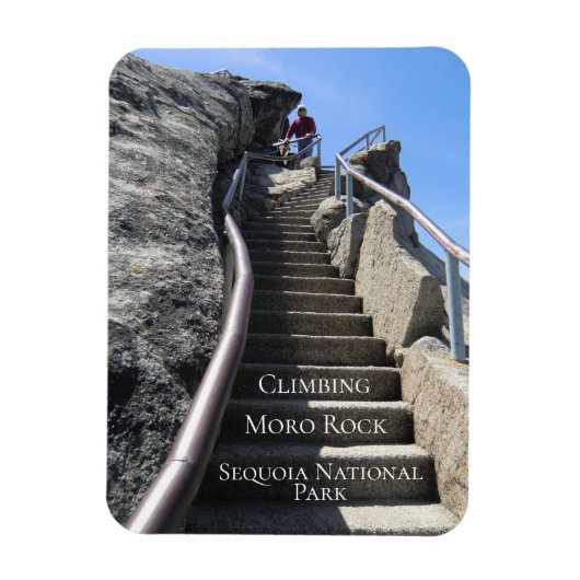 Sequoia Kings Canyon Moro Rock Magnet Magneet (Verticaal)