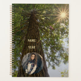 Sequoia met Sunburst Datum en Foto Persoonlijk Planner