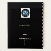 Sequoia met Sunburst Datum en Foto Persoonlijk Planner (Achterkant)