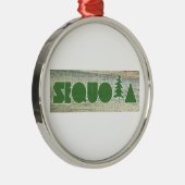 Sequoia Metalen Ornament (Rechts)