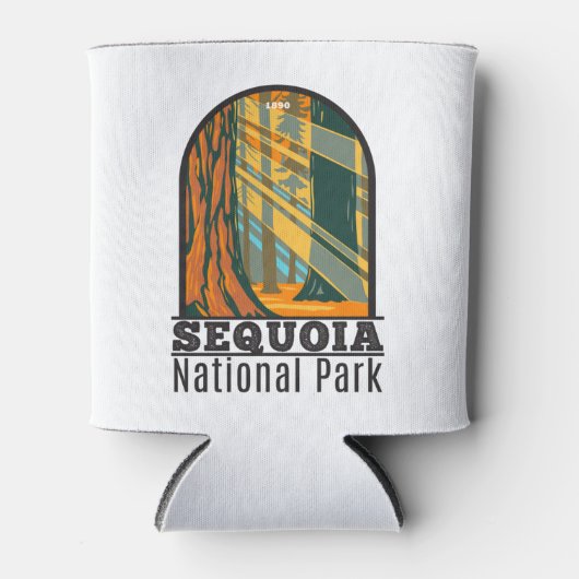 Sequoia Nationaal Park Giant Sequoia Trees Blikjeskoeler (Voorkant)