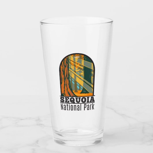 Sequoia Nationaal Park Giant Sequoia Trees Glas (Voorkant)