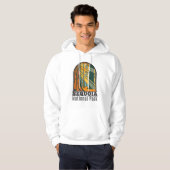 Sequoia Nationaal Park Giant Sequoia Trees Hoodie (Voorkant volledig)