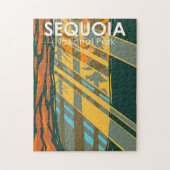 Sequoia Nationaal Park Giant Sequoia Trees Legpuzzel (Verticaal)