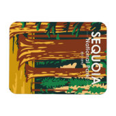 Sequoia Nationaal Park Giant Sequoia Trees  Magneet (Horizontaal)