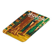 Sequoia Nationaal Park Giant Sequoia Trees  Magneet (Linkerzijde)