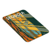 Sequoia Nationaal Park Giant Sequoia Trees Magneet (Rechterzijde)