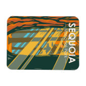 Sequoia Nationaal Park Giant Sequoia Trees Magneet (Horizontaal)