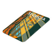 Sequoia Nationaal Park Giant Sequoia Trees Magneet (Linkerzijde)