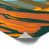 Sequoia Nationaal Park Giant Sequoia Trees Poster (Hoek)