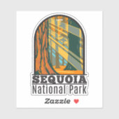 Sequoia Nationaal Park Giant Sequoia Trees Sunligh Sticker (Vel)