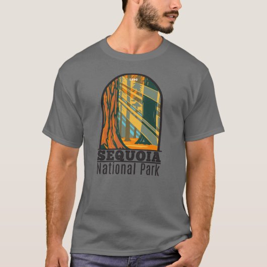 Sequoia Nationaal Park Giant Sequoia Trees T-shirt (Voorkant)